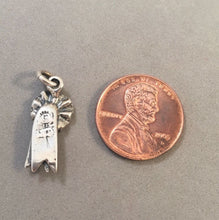 Load image into Gallery viewer, Sale! 1st PLACE RIBBON .925 Sterling Silver Charm Pendant Winner Championship Tournament SL38G