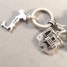 Load image into Gallery viewer, ITALY GRAND TOUR .925 Sterling Silver Travel Souvenir Charm Bracelet Rome Florence Venice and More!