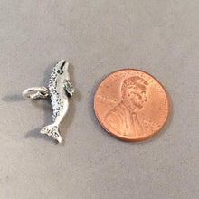 Load image into Gallery viewer, GRAY WHALE .925 Sterling Silver 3-D Charm Pendant Ocean Sea Life NT80