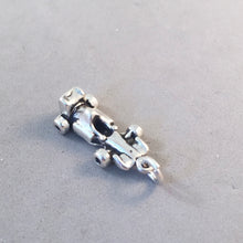 Load image into Gallery viewer, Sale! RACE CAR .925 Sterling Silver 3-D Auto Racing Indy Nascar SL02K