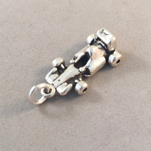 Load image into Gallery viewer, Sale! RACE CAR .925 Sterling Silver 3-D Auto Racing Indy Nascar SL02K