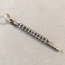 Load image into Gallery viewer, Sale! FLUTE .925 Sterling Silver 3-D Charm Pendant Music Band Orchestra Wind Instrument SL760