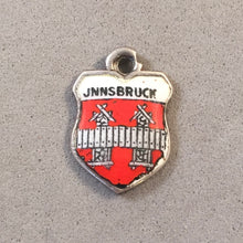 Load image into Gallery viewer, INNSBRUCK Vintage Travel Shield Enamel Charm Pendant Europe Austria VS-48