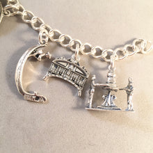 Load image into Gallery viewer, VENICE MEMORIES .925 Sterling Silver Travel Souvenir Charm Bracelet Italy Rialto Bridge, Gondola, St Marks, Doge&#39;s Palace &amp; More!