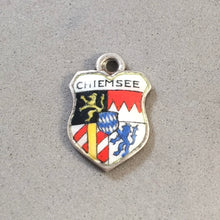 Load image into Gallery viewer, CHIEMSEE Vintage Travel Shield Enamel Charm Pendant Europe Germany VS-27