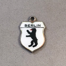 Load image into Gallery viewer, BERLIN Vintage Travel Shield Enamel Charm Pendant Europe Germany Munich VS-30