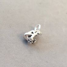 Load image into Gallery viewer, MAYAN STANDARD BEARER .925 Sterling Silver 3-D Charm Pendant Chitcen Itza Yucatan Mexico FM04