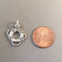 Load image into Gallery viewer, LIFE PRESERVER .925 Sterling Silver Charm Pendant Sailing Boating Boat Ship BV11