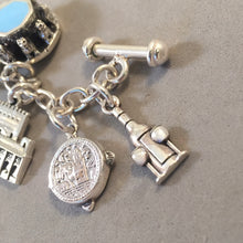 Load image into Gallery viewer, ANDALUSIA MEMORIES .925 Sterling Silver Travel Souvenir Charm Bracelet Seville, Granada, Cordoba, Ronda and More!