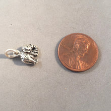 Load image into Gallery viewer, Sale! CIRCUS ELEPHANT .925 Sterling Silver Charm Pendant SL57M