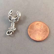 Load image into Gallery viewer, LOBSTER .925 Sterling Silver Charm Pendant Maine Hawaii NT78