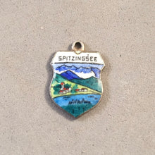 Load image into Gallery viewer, SPITZINGSEE Vintage Travel Shield Enamel Charm Pendant Europe Germany VS-20