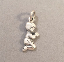 Load image into Gallery viewer, Sale! PRAYING BOY .925 Sterling Silver Charm Pendant SL15Q