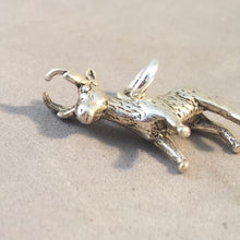 Load image into Gallery viewer, ANTELOPE .925 Sterling Silver 3-D Charm Pendant Animal Deer FF05