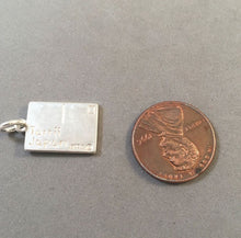 Load image into Gallery viewer, Sale! TORII GATE POSTCARD Enamel .925 Sterling Silver Charm Pendant Japan Japanese Temple Shinto Shrine Asia SL54K