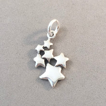 Load image into Gallery viewer, STARS .925 Sterling Silver Charm Celestial Night Sky Twinkle Astrology SC10