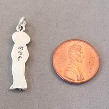 Load image into Gallery viewer, DIA DE LOS MUERTOS MAN .925 Sterling Silver Charm Pendant Mexico Day of the Dead FM01