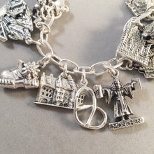 Load image into Gallery viewer, BAVARIA MEMORIES .925 Sterling Silver Travel Souvenir Charm Bracelet Munich Neuschwanstein Edelweiss and More!