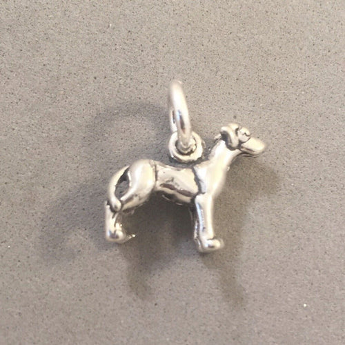 Sale! GREAT DANE Small .925 Sterling Silver 3-D Charm Pendant SL12M