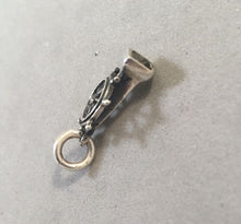 Load image into Gallery viewer, HELM - CAPTAINS WHEEL .925 Sterling Silver 3-D Charm Pendant Sailing Boating Boat Sailboat BV08