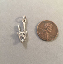 Load image into Gallery viewer, Sale! WHEELBARROW .925 Sterling Silver 3-D Charm Tool Gardening SL17C