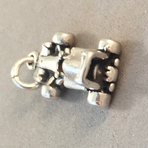 Sale! RACE CAR .925 Sterling Silver 3-D Auto Racing Indy Nascar SL02K