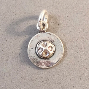 RANGER HAT .925 Sterling Silver 3-D Small Charm Pendant National Park RP06