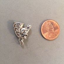 Load image into Gallery viewer, Sale! HORSE HEAD HEAVY .925 Sterling Silver 3-D Charm Pendant Equestrian Cowboy SL47D