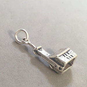 CHURCH .925 Sterling Silver 3-D Charm Pendant Faith Religion CE12