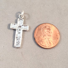 Load image into Gallery viewer, ORNATE CROSS .925 Sterling Silver Charm Pendant Faith Religion FM09