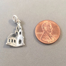 Load image into Gallery viewer, Sale! CHURCH .925 Sterling Silver 3-D Charm Pendant Faith Religion SL15L