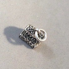 Load image into Gallery viewer, TREASURE CHEST .925 Sterling Silver Small 3-D Charm Pendant BE02