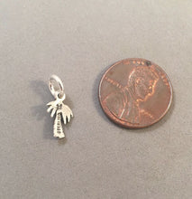 Load image into Gallery viewer, Sale! PALM TREE TINY .925 Sterling Silver Charm Pendant SL17L