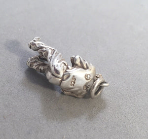Sale! GOLFER Putting .925 Sterling Silver 3-D Charm Pendant SL78G
