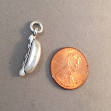 Load image into Gallery viewer, HOT DOG BRATWURST .925 Sterling Silver 3-D Charm Pendant Germany New York  OK03