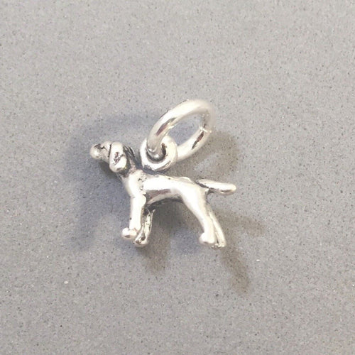 Sale! POINTER TINY .925 Sterling Silver 3-D Charm Pendant SL12C