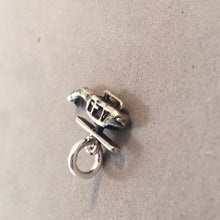 Load image into Gallery viewer, Sale! HELICOPTER .925 Sterling Silver Charm Pendant SL02O