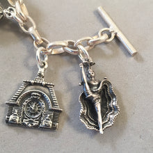 Load image into Gallery viewer, PARIS MEMORIES .925 Sterling Silver Travel Souvenir Charm Bracelet Eiffel Tower, Notre Dame, Arc de Triomph and More!