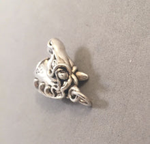 Load image into Gallery viewer, Sale! HORSE HEAD HEAVY .925 Sterling Silver 3-D Charm Pendant Equestrian Cowboy SL47D