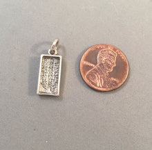 Load image into Gallery viewer, Sale! DOMINO .925 Sterling Silver 3-D Charm Pendant Game SL73E