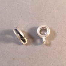 Load image into Gallery viewer, Double Round CONVERTER BEAD For Charm Bracelet .925 Sterling Silver Works for Pandora, European &amp; many Bangle style bracelets FD02