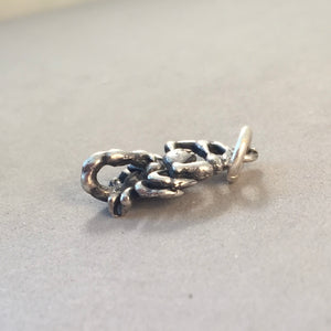 Sale! SCORPION .925 Sterling silver 3-D Charm Pendant Horoscope Astrology Zodiac Scorpio Insect Bug SL63O