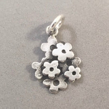 Load image into Gallery viewer, CHERRY BLOSSOMS Kevin-N-Anna Studios Epoxy .950 Sterling Silver Charm Pendant Handmade Flower KA20