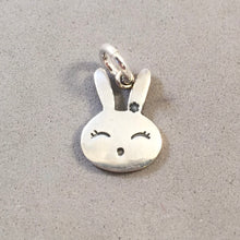 Load image into Gallery viewer, Sale! BUNNY HEAD .925 Sterling Silver Charm Pendant Rabbit Cute Easter SL04P