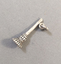 Load image into Gallery viewer, WITCH&#39;S BROOM .925 Sterling Silver Charm Pendant Halloween HH08