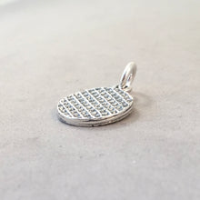 Load image into Gallery viewer, STROOPWAFEL .925 Sterling Silver Charm Pendant Dutch Waffle Holland Netherlands Amsterdam Souvenir KT76
