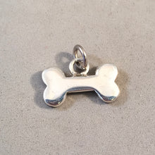 Load image into Gallery viewer, Sale! DOG BONE Engravable .925 Sterling Silver Charm Pendant Shape Outline SL27B