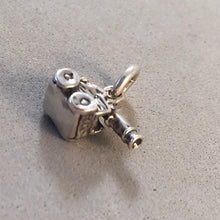 Load image into Gallery viewer, Sale! CANNON Tiny .925 Sterling Silver 3-D Charm Pendant Military Army SL37P