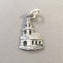 Load image into Gallery viewer, Sale! CHURCH .925 Sterling Silver 3-D Charm Pendant Faith Religion SL15L