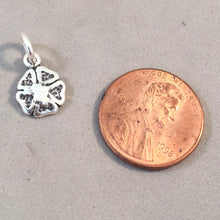Load image into Gallery viewer, WILD ROSE Small .925 Sterling Silver 3-D Charm Rose Primrose Flower SA08